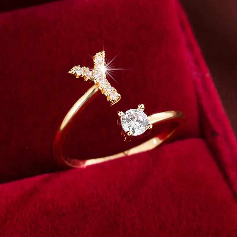INITIAL LOVE RING