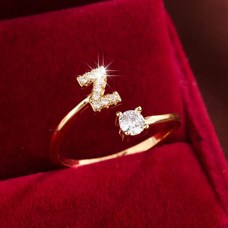 INITIAL LOVE RING