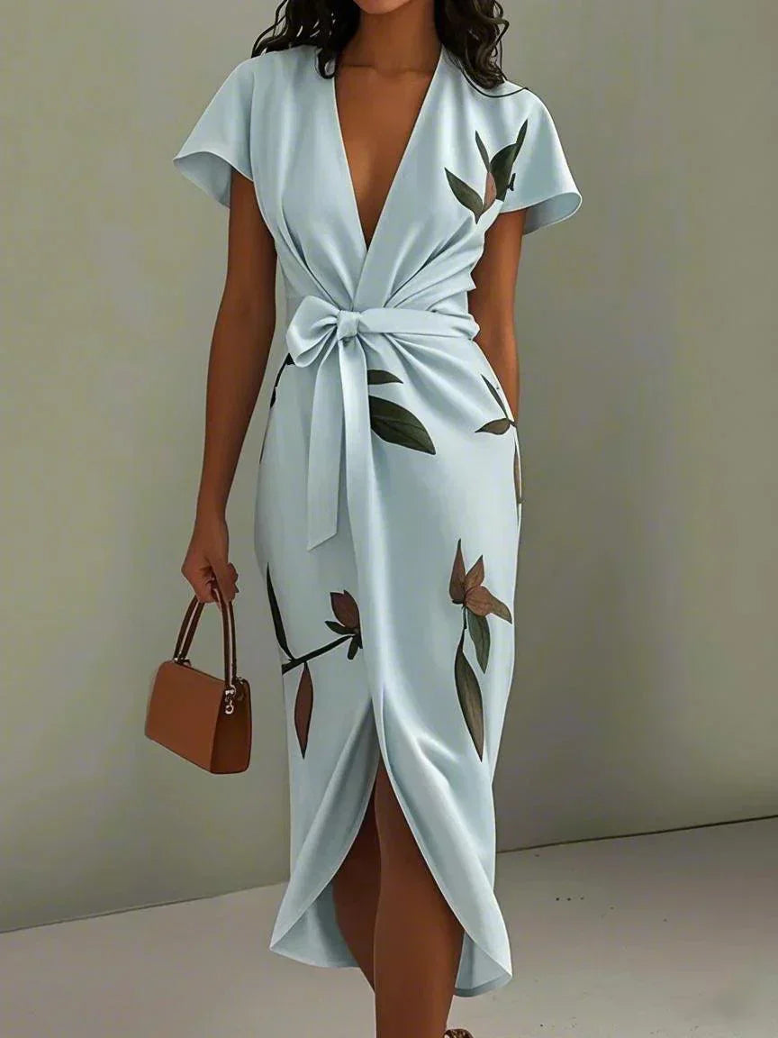 Iris - Elegant Wrap Dress
