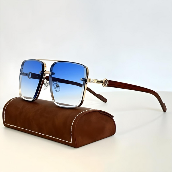 Daisy - Vintage Retro Square Sunglasses