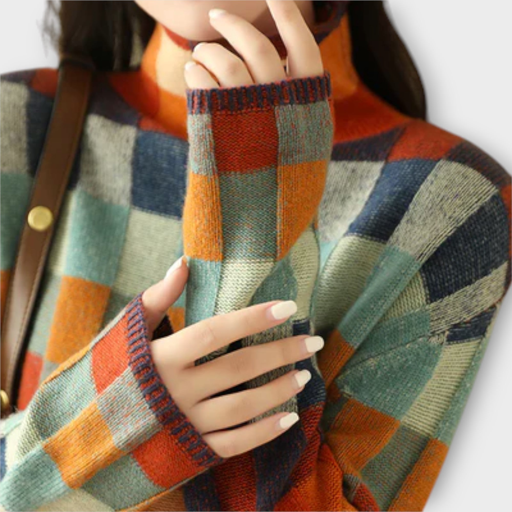 Josephine - Cozy Patchwork Sweater