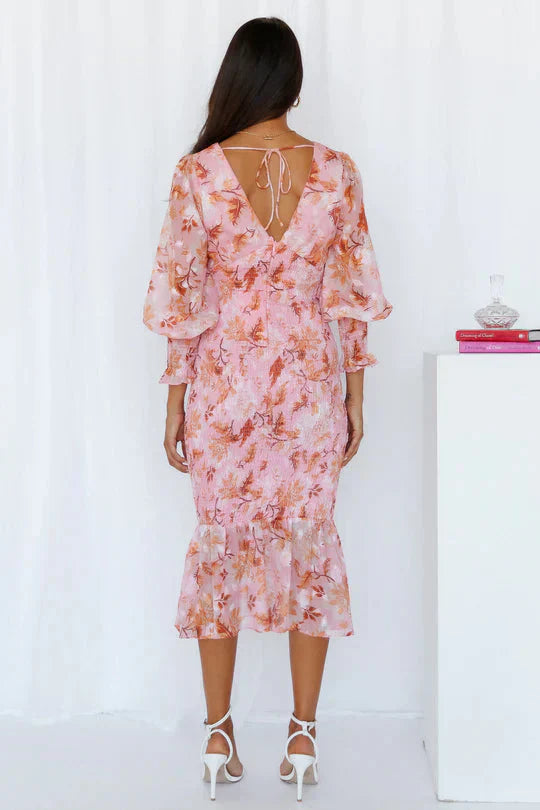 Elizabeth - Elegant Floral Midi