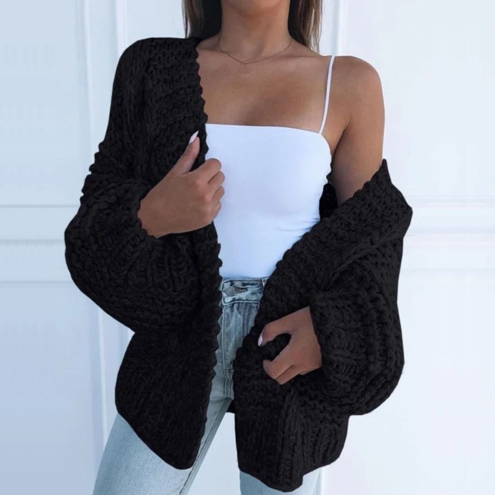 Delia - Chunky Knit Relaxed Cardigan