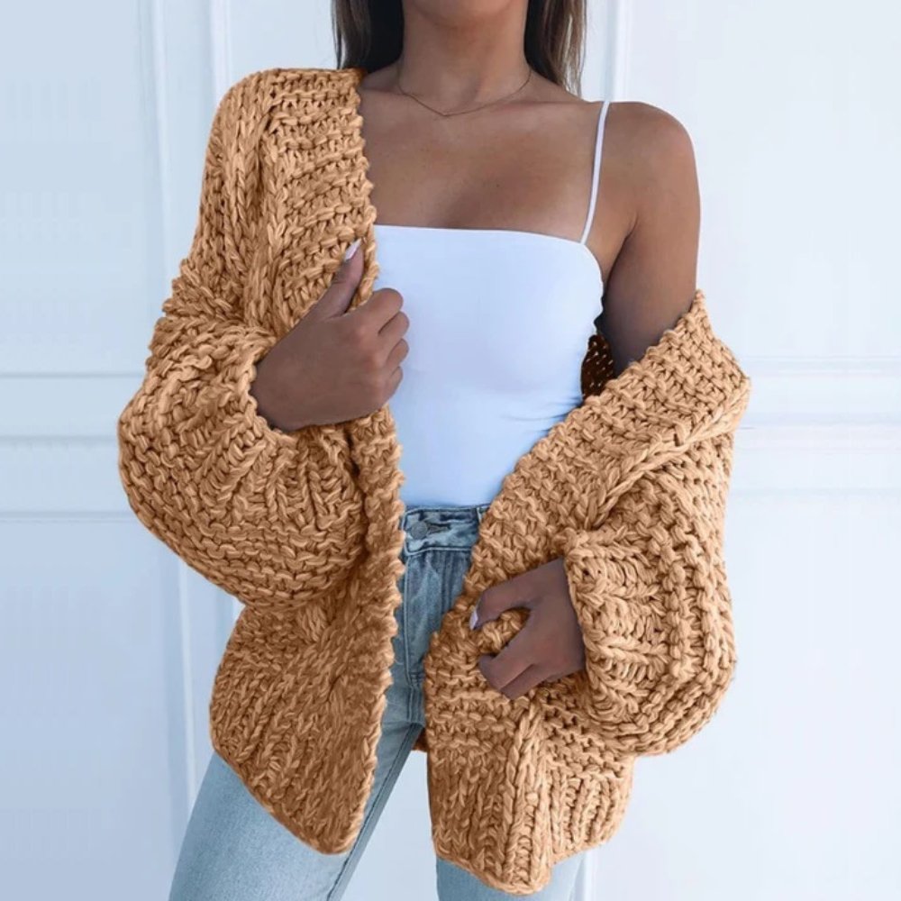 Delia - Chunky Knit Relaxed Cardigan