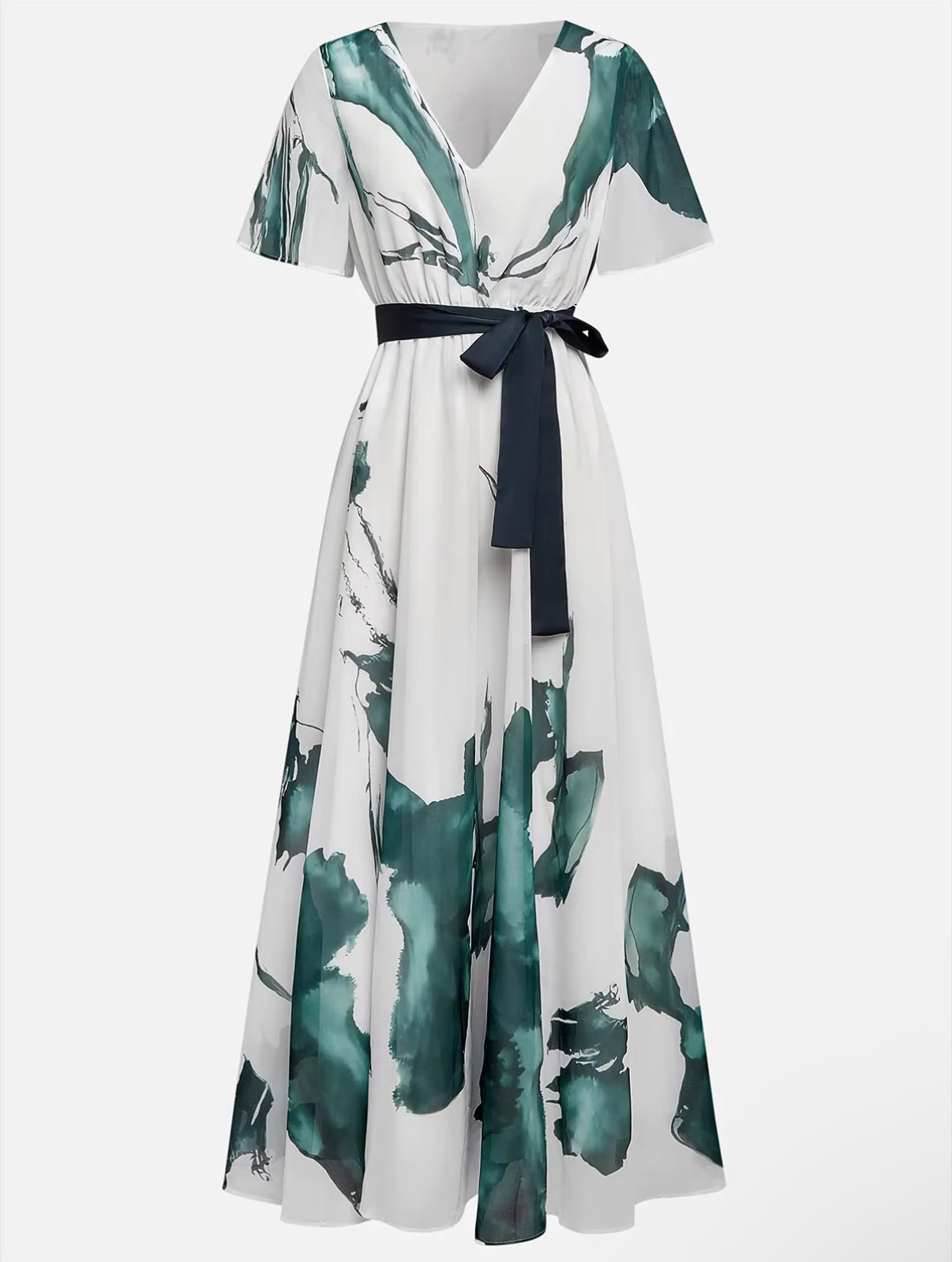 Amelia - Flowy Watercolour Dress