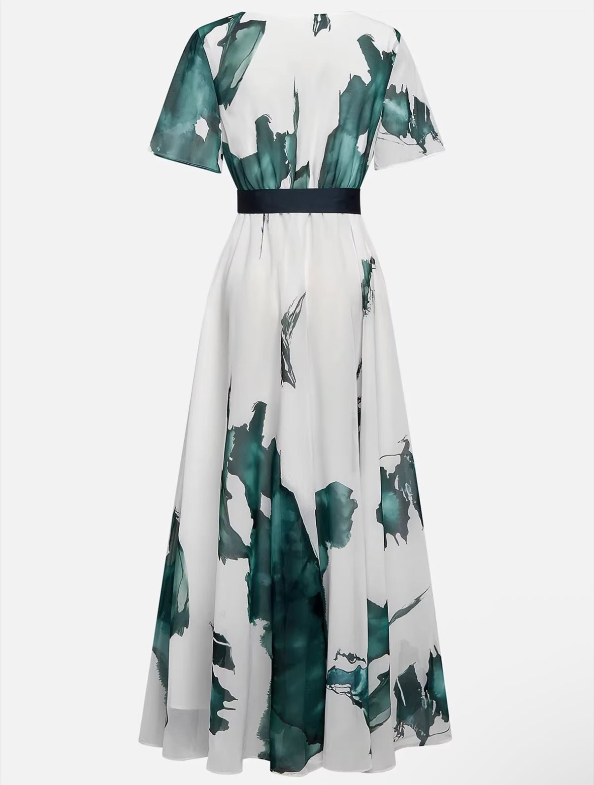 Amelia - Flowy Watercolour Dress