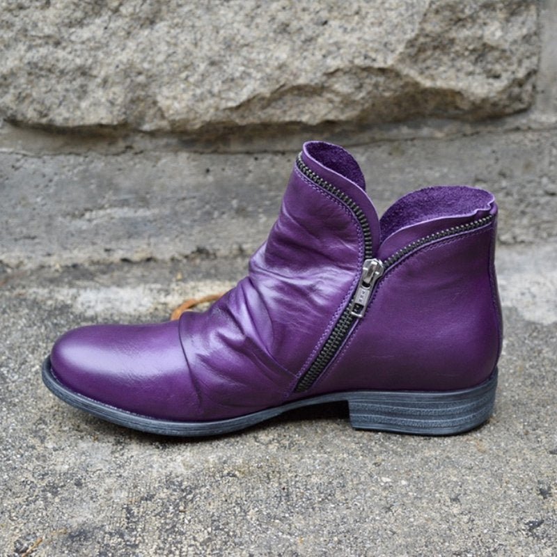Grace - Stylish Side-Zip Boots