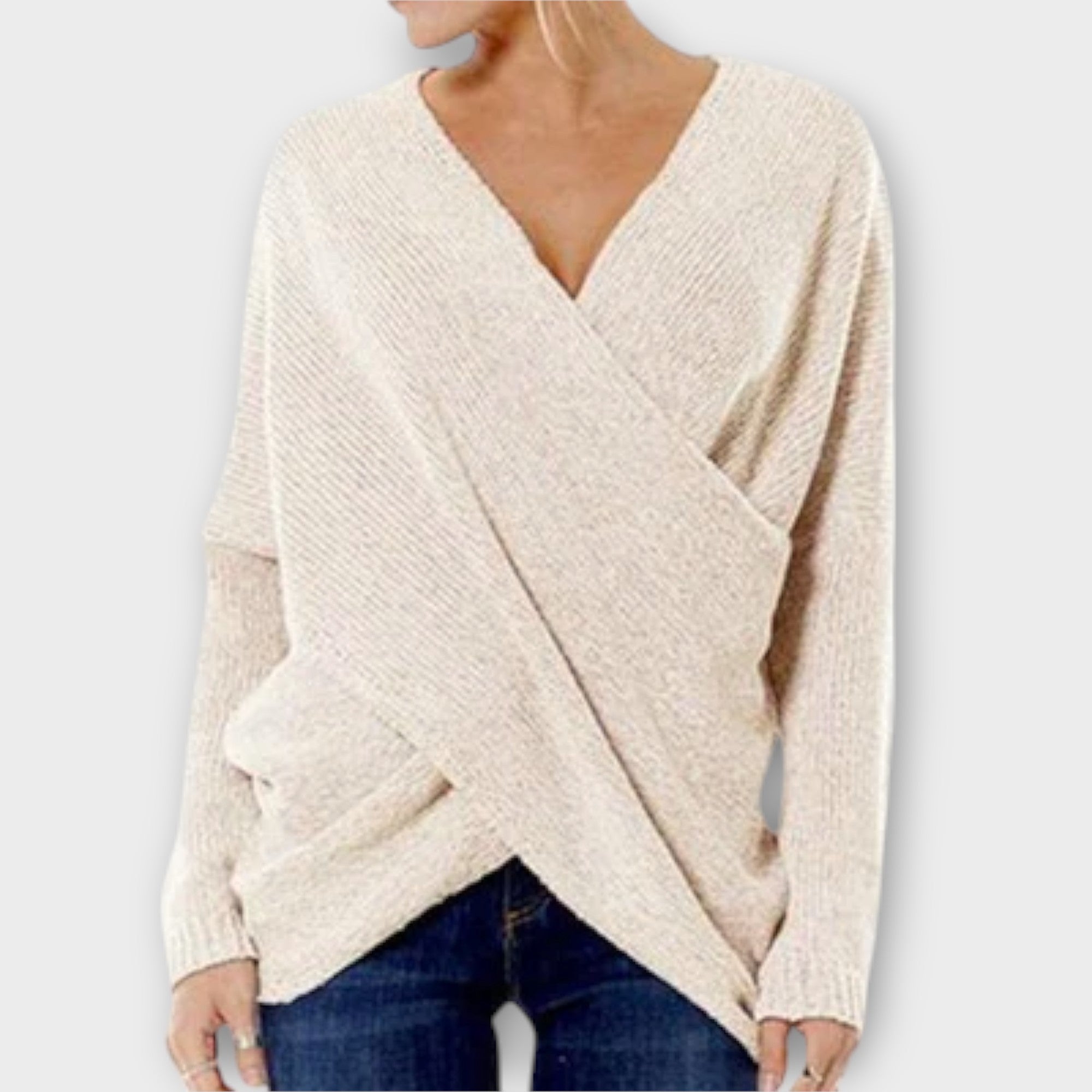 Clara - Cozy V-neck Sweater